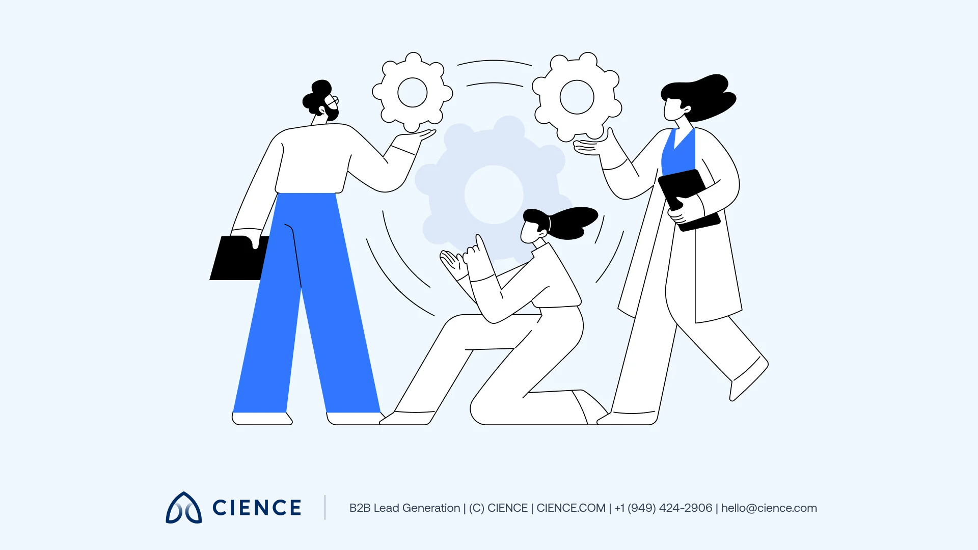 Diagram illustrating how third-party intent data is collected across millions of web pages to identify in-market B2B buyers